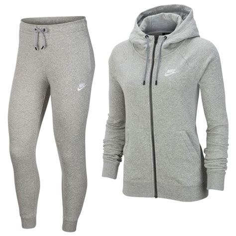 nike trainingspak dames grijs